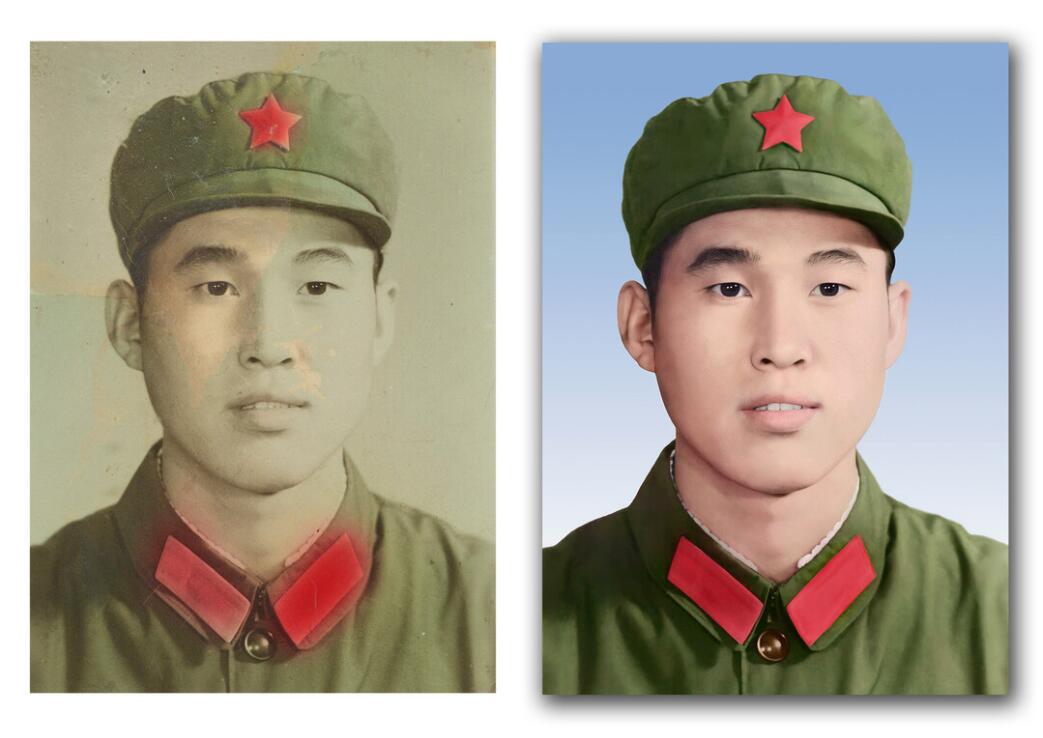 横沥镇破损照片修复-18